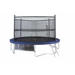 Jumppod trampoline 370 cm DE LUX rond met beschermnet