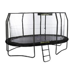 Jumppod trampoline ovaal 460 X 300 CM beschermnet Jumpking trampoline