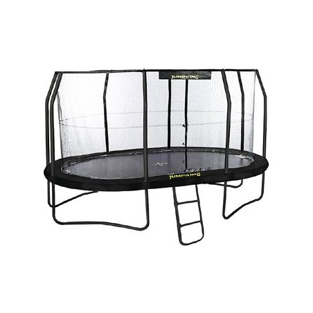 Jumppod trampoline ovaal 460 X 300 CM beschermnet Jumpking trampoline